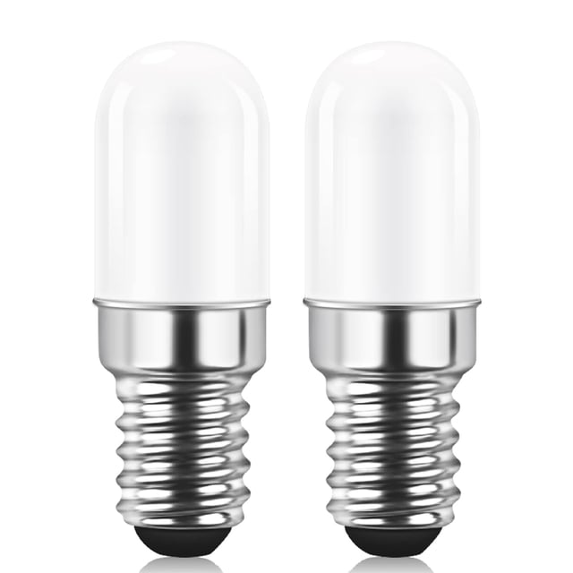 2 pièces, ampoule LED E14 1,5W pour réfrigérateur, équivalent à 15W, blanc chaud 3000K, lampe au sel, machine à coudre, non dimmable
