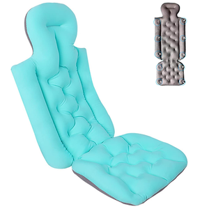 Coussin De Baignoire Ergonomique Tout Le Corps – Tapis Bain Avec 10 Ventouses, Soutien Tête Cou Dos, Ultra Confort
