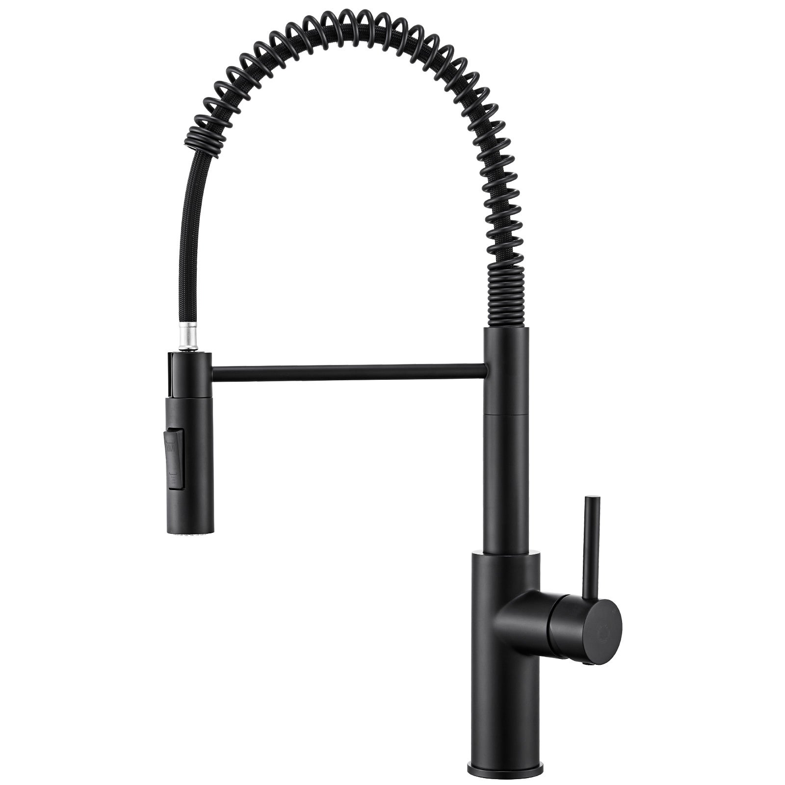 CECIPA MAX Grifo de Cocina Mezclador de Resorte Negro con Ducha