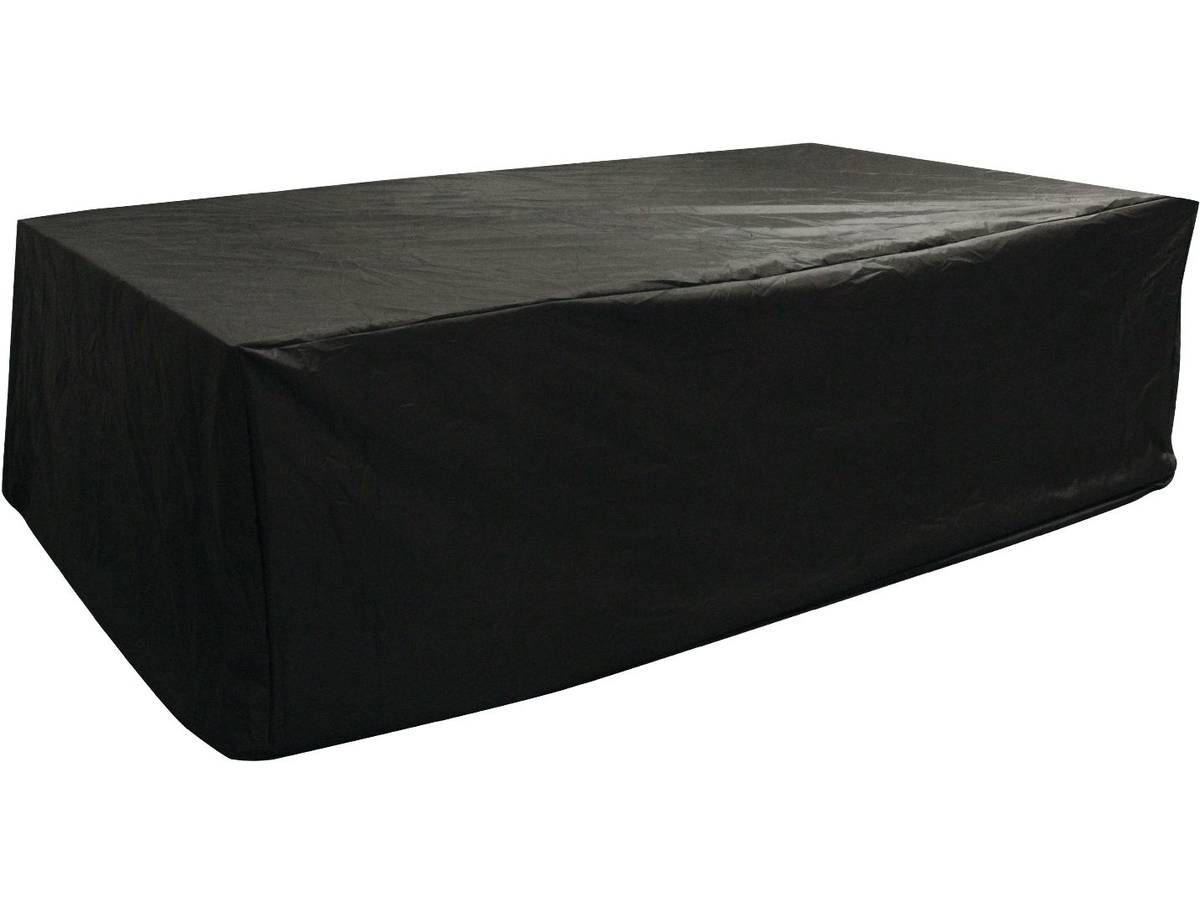 Housse de protection pour salon de jardin - 294 x 114 x 77 cm - Noir