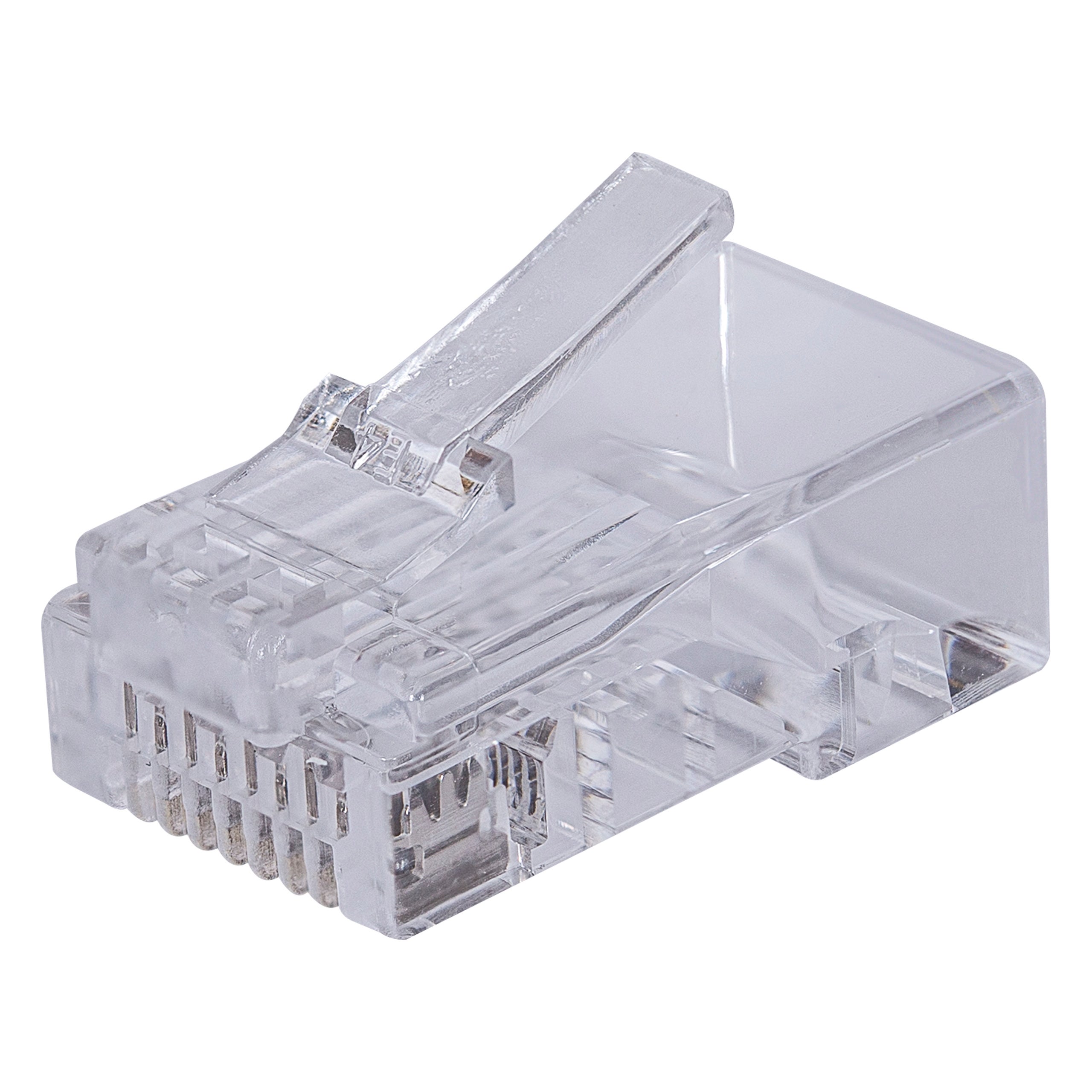 Wtyki sieciowe RJ45 8P8C kat.6 UTP uniwersalne drut linka NEKU 10szt