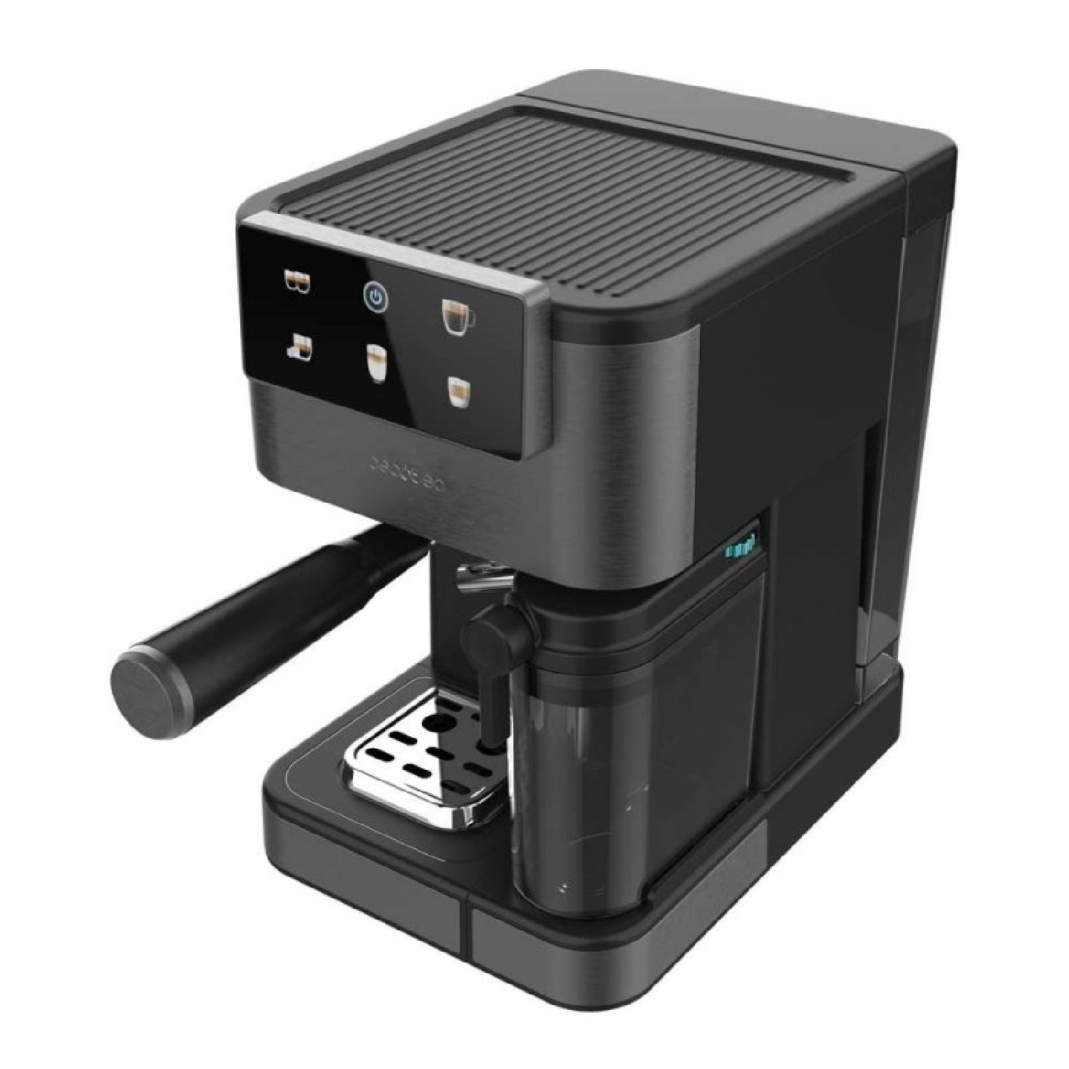 Cecotec cafetera express semiautomática power espresso coldbrew latte oscuro. 1350w, 20 bares, frío, templado o caliente