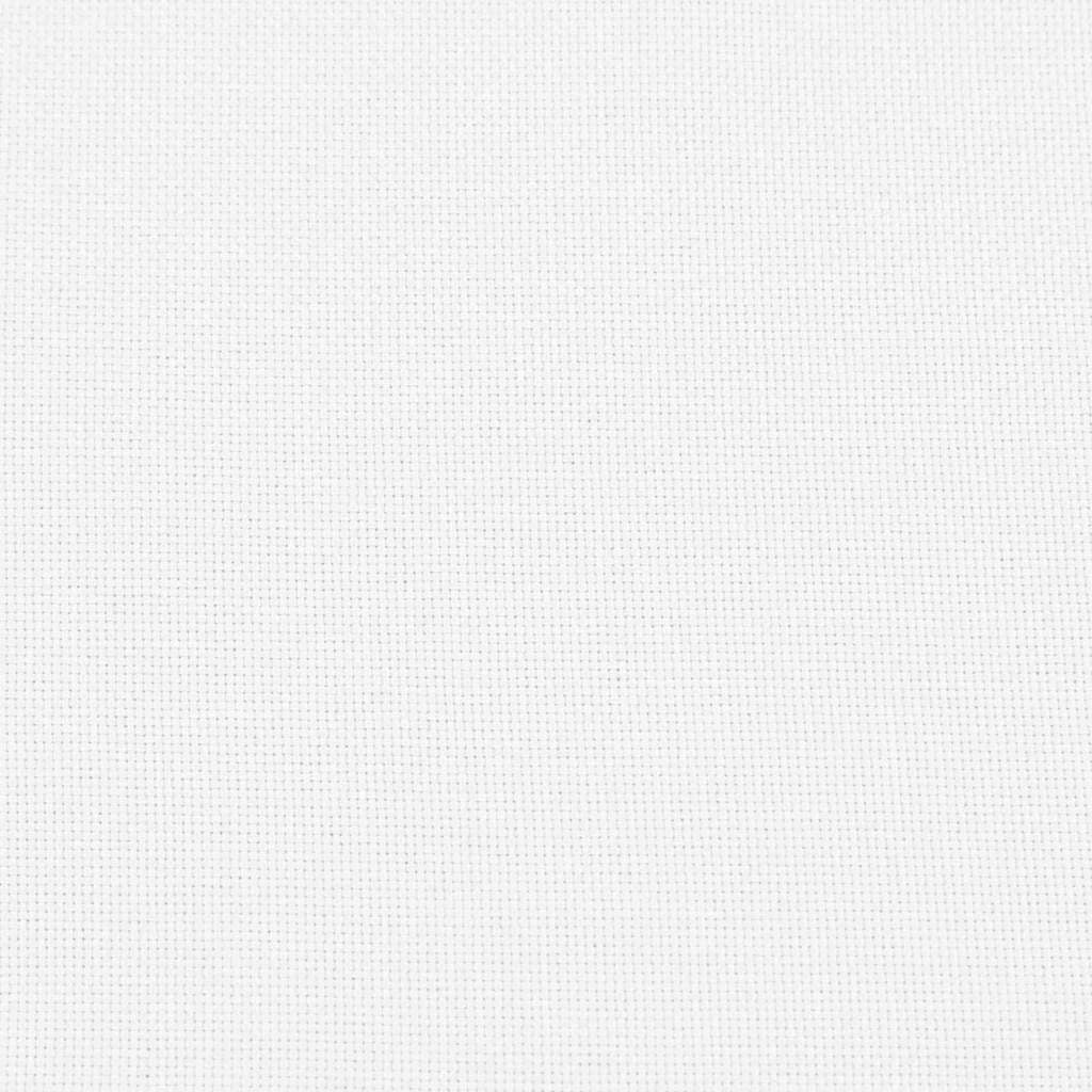 Coussins de canapé 2 pcs Blanc 50 x 50 cm tissu vidaXL - 8