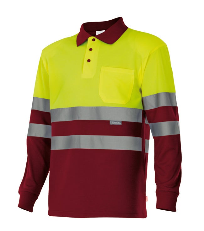 POLO BICOLORE ML HV - 2