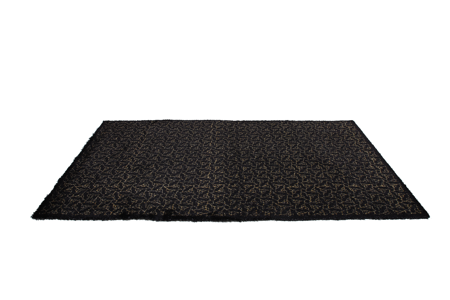 Alfombra de entrada personalizado - modelo mekong - negro - 67cm x 120cm