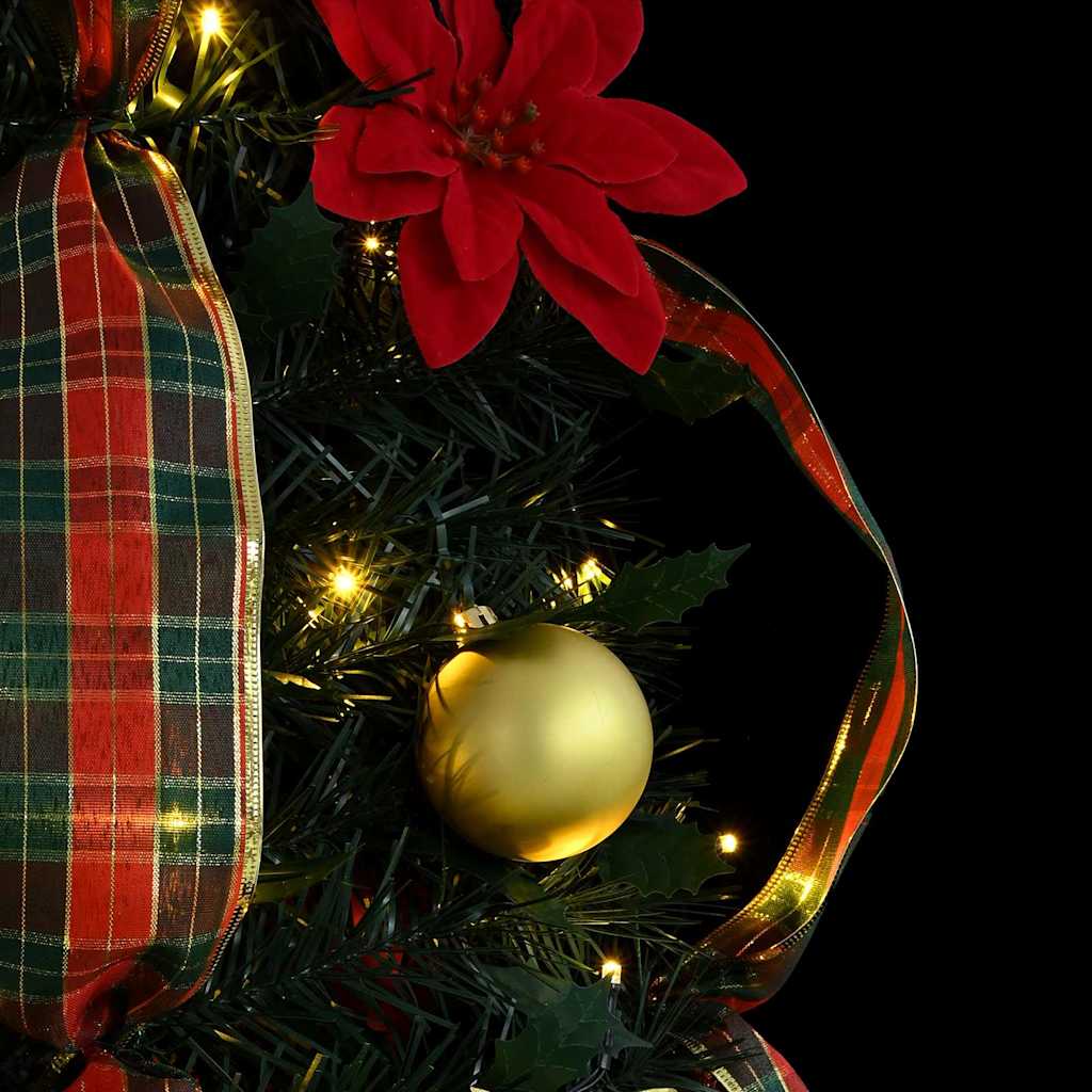 Árbol de Navidad Artificial 50 LED Verde 120 cm PVC Ahorro Energético Ideal para Interior y Exterior ComfortXL - 7