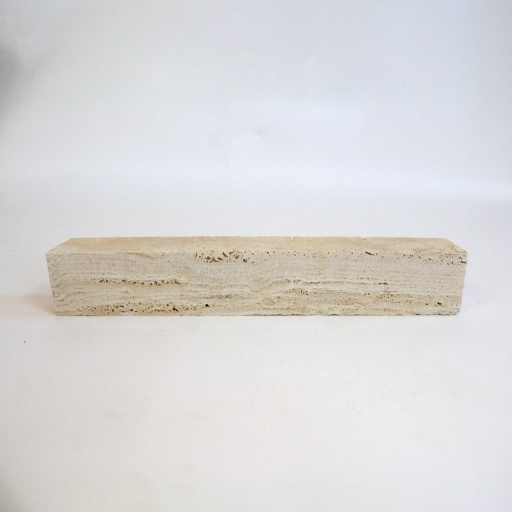 Bordure de jardin Travertin Beige Nuancé 100x33x3 cm (à l