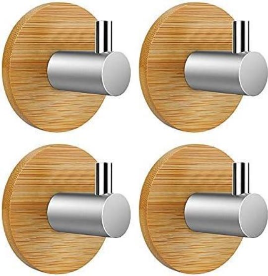 Gancio Adesivo Acciaio Inox in Bambu da Parete 2 Pezzi Ganci Parete Legno Bambù Ganci Autoadesivi Gancio Bambù Acciaio Inossidabile 304 per Appendere Gancio Adesivo Acciaio Inox in Bambu da Parete 2 Pezzi Ganci Parete Legno Bambù Ganci Autoadesivi Gancio Bambù Acciaio Inossidabile 304 per Appendere