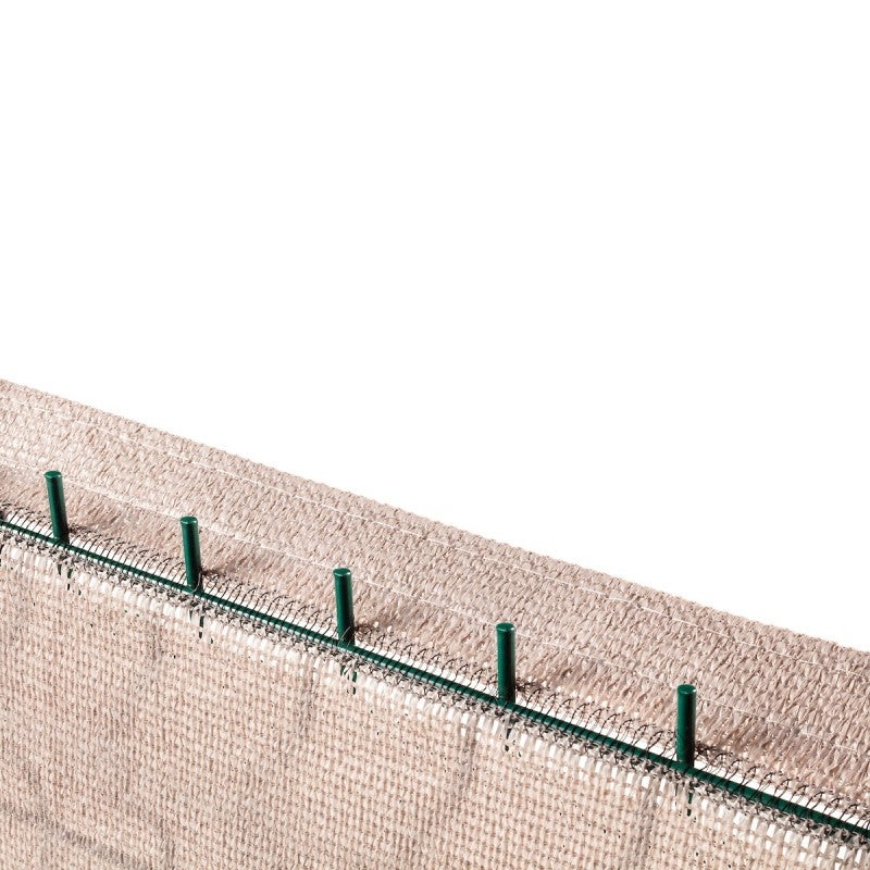 Brise vue 220 g/m² occultation élevée H2m00 x L 10m Taupe - 3