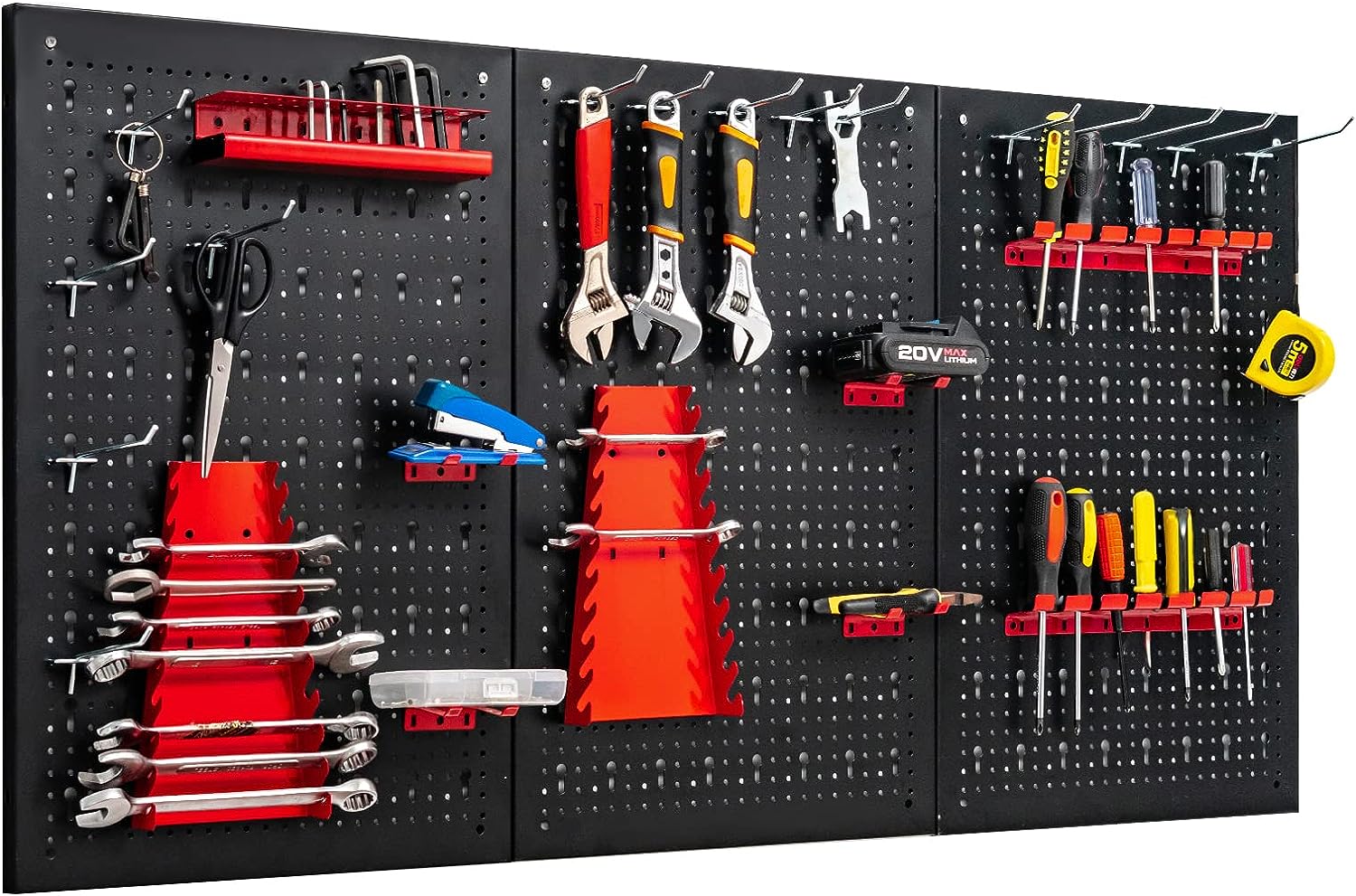 Organiseur Mural En Panneau Perfor Kit De Rangement D Outils En M tal 