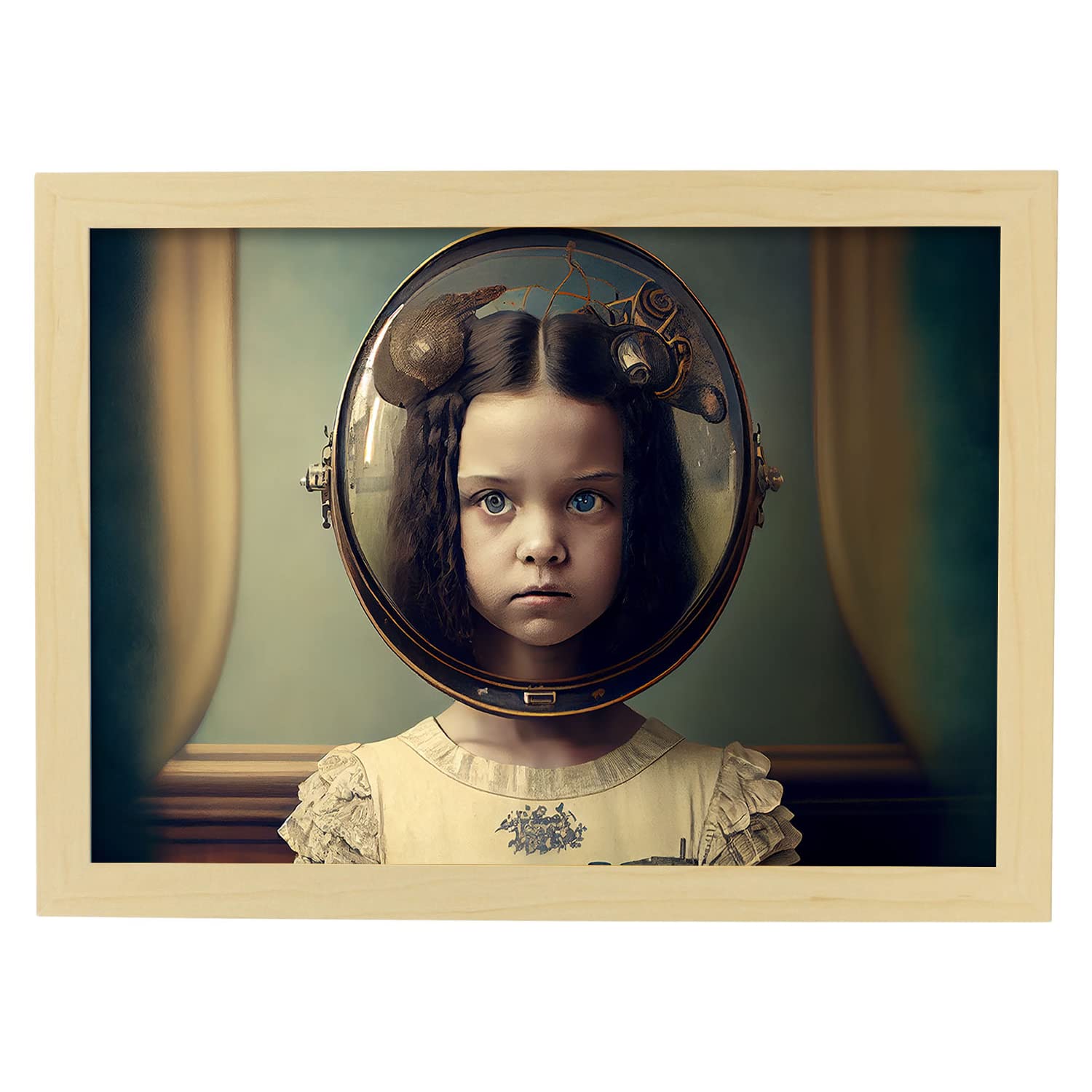 Nacnic poster protector de cristal en estilo surrealismo cinematográfico ilustraciones y grabados de historieta abstracta para a3 marcos madera