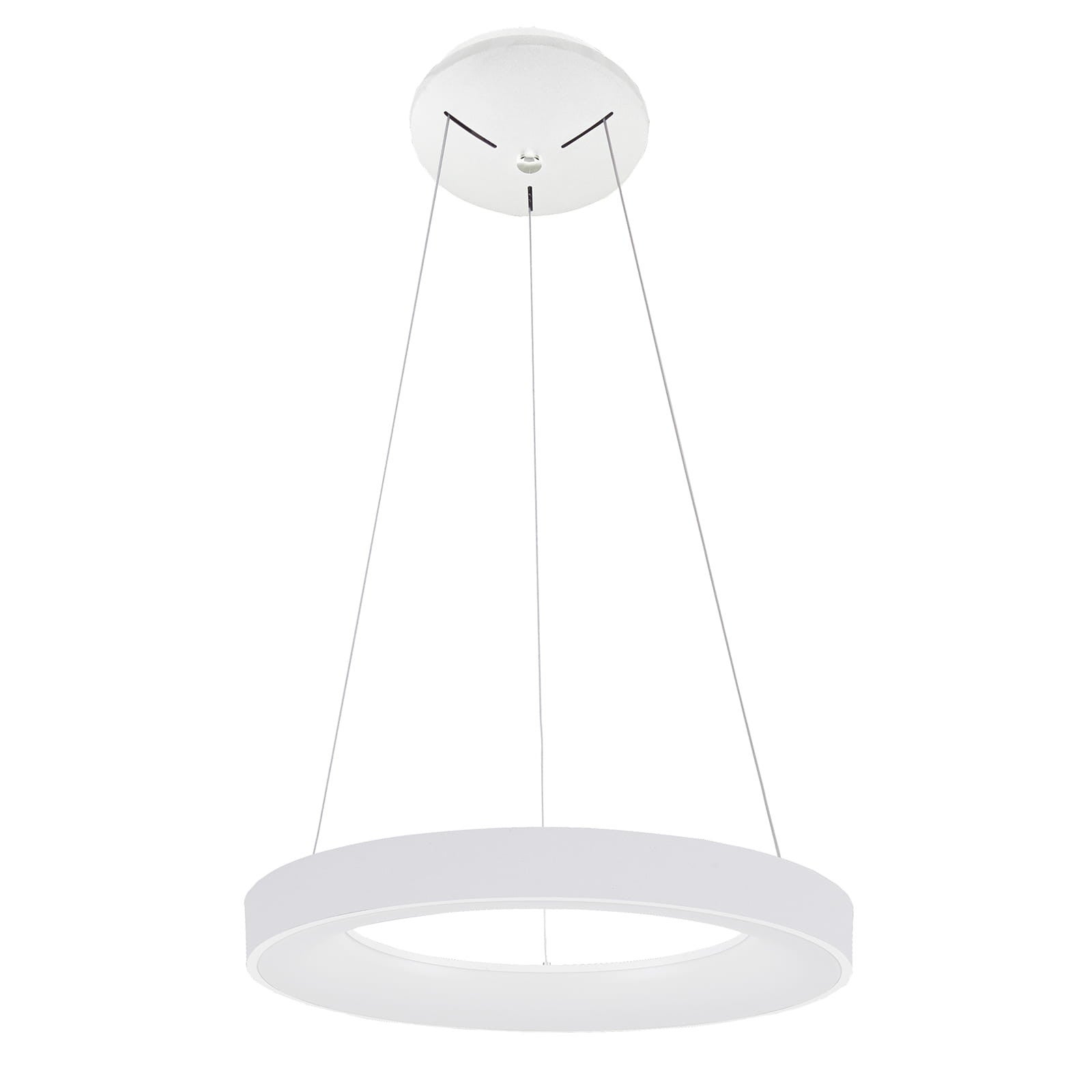 Lampa wisząca LED Giulia 40W Ciepła biel 2200lm aluminium biała wym:120x48x48cm IP20 Italux