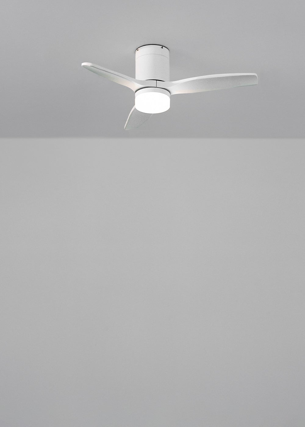 CREATE - WIND CALM S - Ventilateur de plafond silencieux 40W avec pales techniques en ABS Ø112 avec eclaraige sans wifi - 3