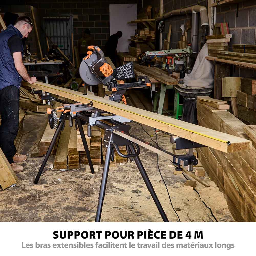 Support universel PLUS Evolution pour scie à onglet avec pieds télescopiques - 3