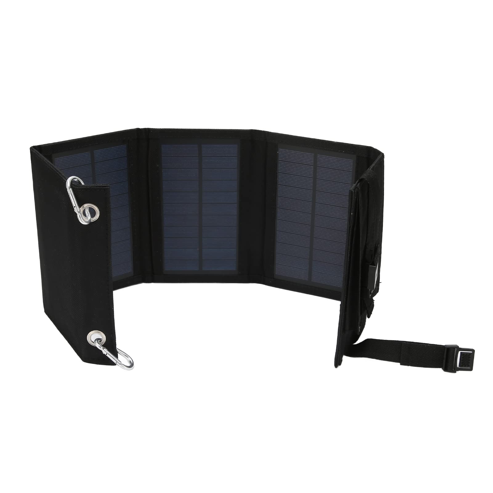Pannelli solari pieghevoli da 10 W a 5 strati, portatili, ad alta efficienza di conversione, fonte di alimentazione in polisilicio, interfaccia di usc - 2