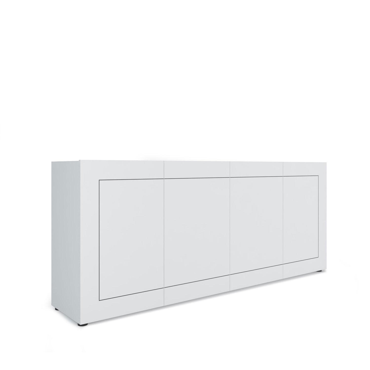 Komoda 4-drzwiowa 200x40x83,5 cm Elios połysk biały