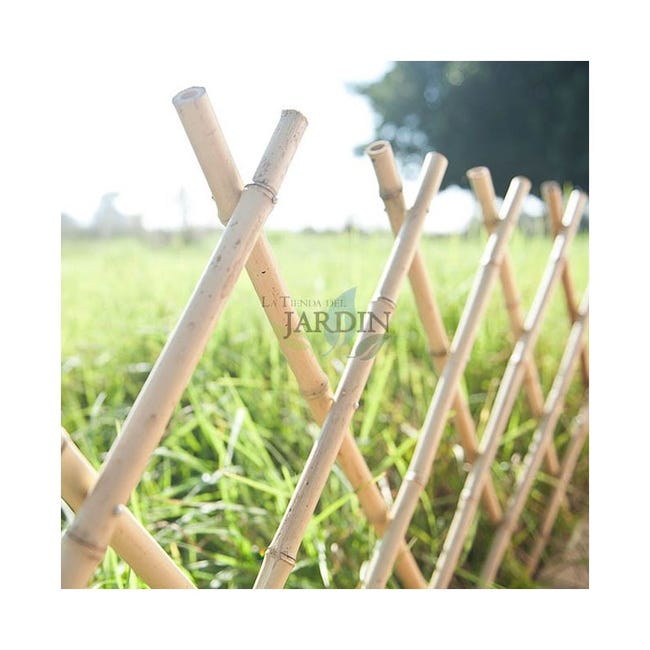 Griglia Flexy Verdelook | Legno Estensibile Fino A 150 Cm | Altezza 103 Cm | Colore Ciliegio - Foto 5