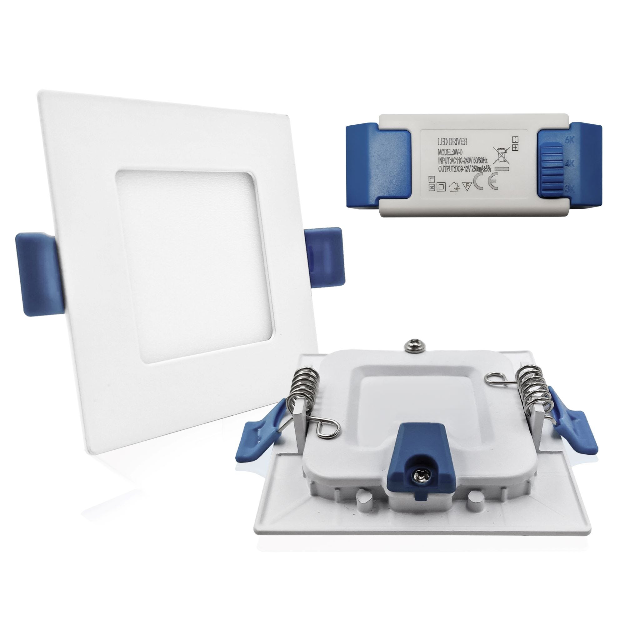 Mini faretto LED da incasso 3W DC 12V 4000K Bianco Neutro con Osram Chip - DIGILAMP | Leroy Merlin Mini faretto LED da incasso 3W DC 12V 4000K Bianco Neutro con Osram Chip - DIGILAMP | Leroy Merlin