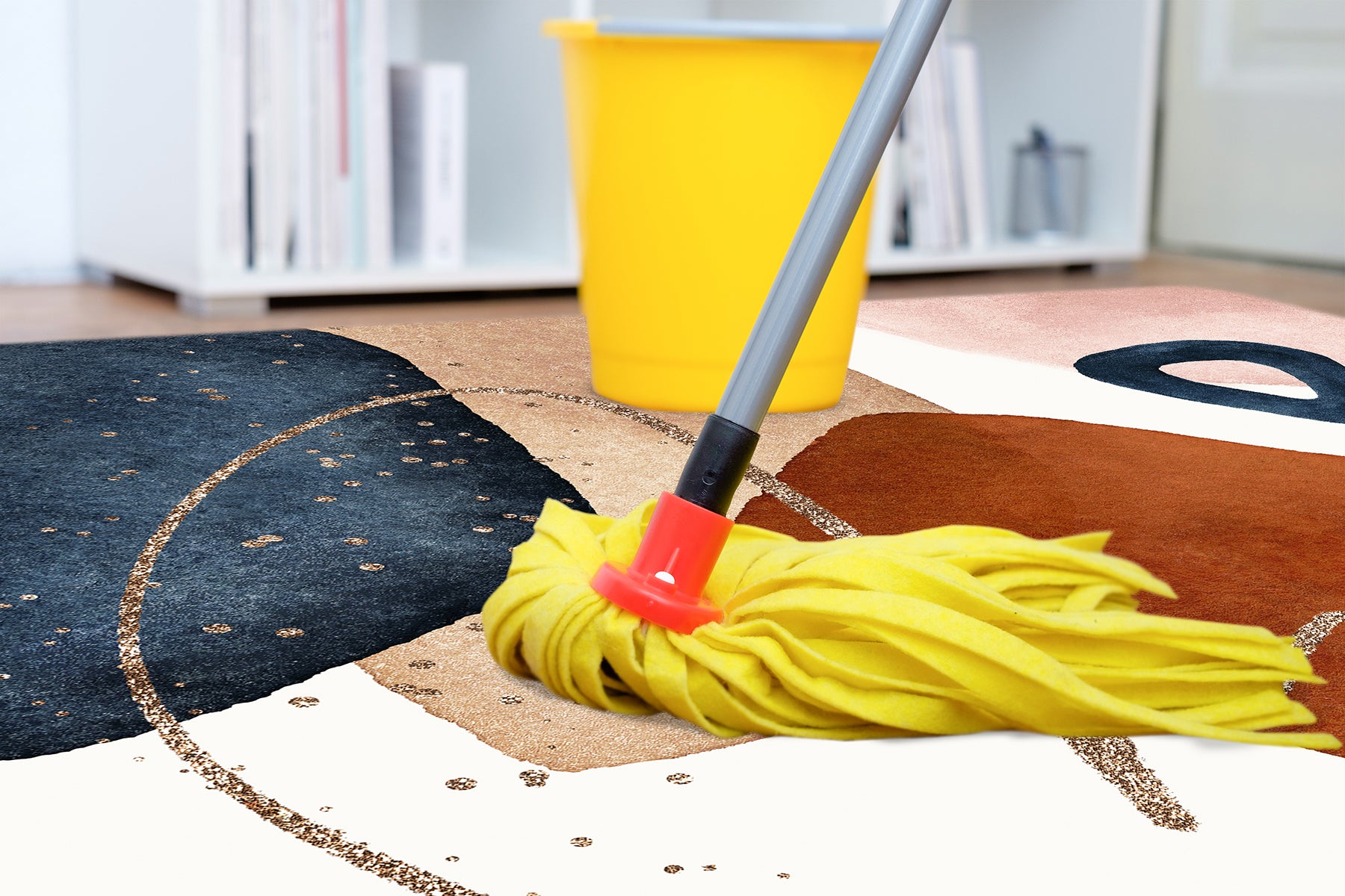 Tappeto antiscivolo in vinile Anastasia 200x300 cm - PVC stampato, lavabile, ignifugo, per salotto e cucina, stile moderno - 3