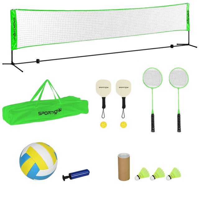 SPORTNOW - Ensemble set complet de badminton - PE - 510x103x155cm - Multicolore