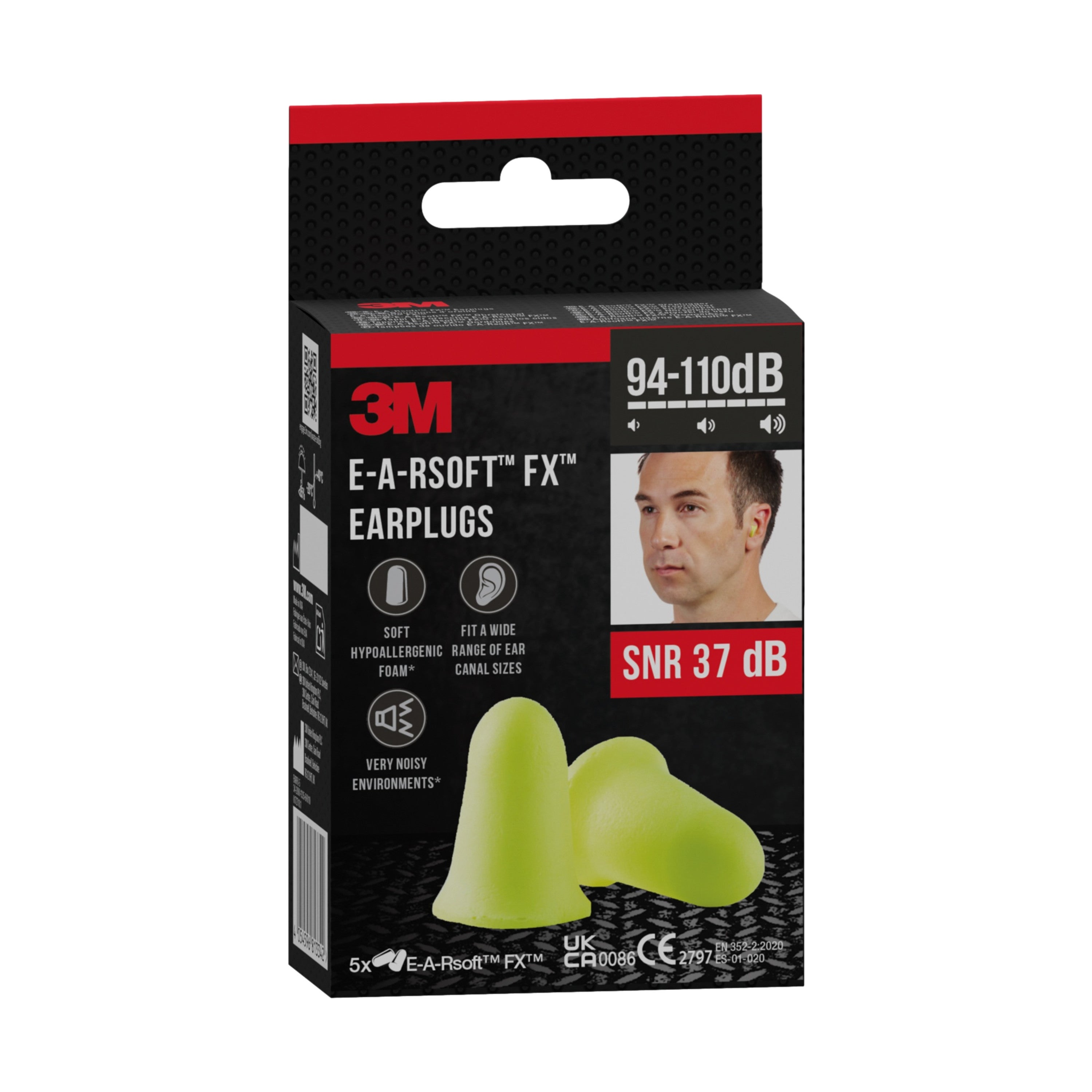 3M™ zatyczki do uszu EARFXC5, 5 par - 9