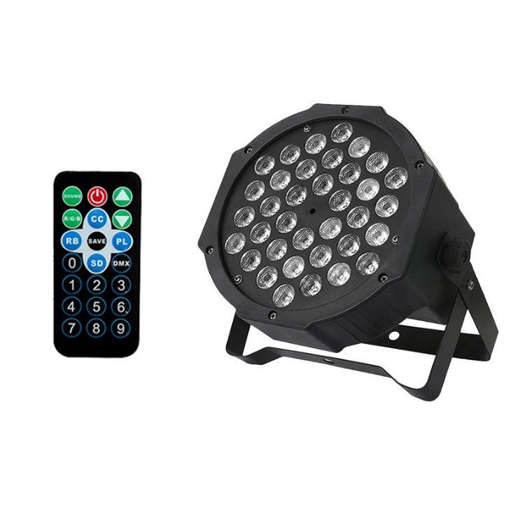 Projektor dyskotekowy LED ze zdalnym sterowaniem, automatycznym dźwiękiem, oświetleniem scenicznym master-slave dla DJ-ów, na imprezy, do barów, zesp