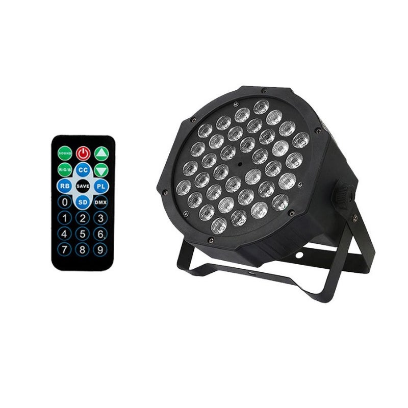 Projektor dyskotekowy LED ze zdalnym sterowaniem, automatycznym dźwiękiem, oświetleniem scenicznym master-slave dla DJ-ów, na imprezy, do barów, zesp