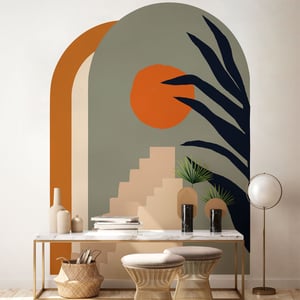 Papier peint intissé pré-encollé fresques géantes - ARCHE DÉSERTIQUE - 170x120cm