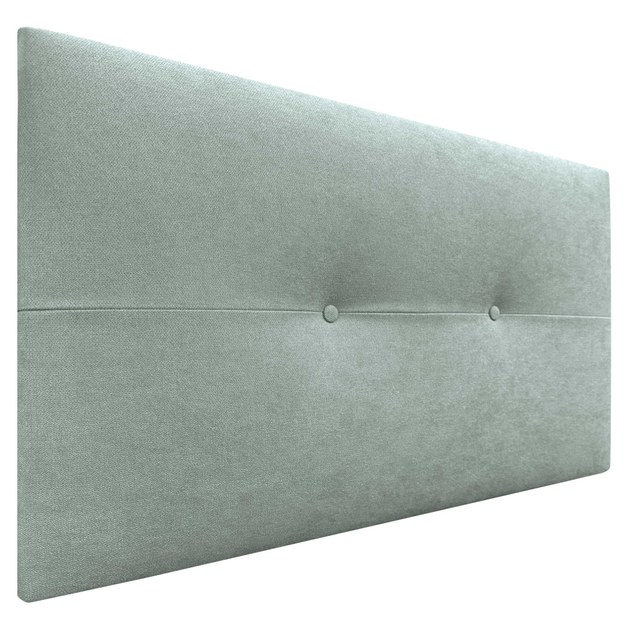 Dhome cabecero de tela aqualine pro cabeceros cabezal tapizado cama lujo (verde agua, 90cm)