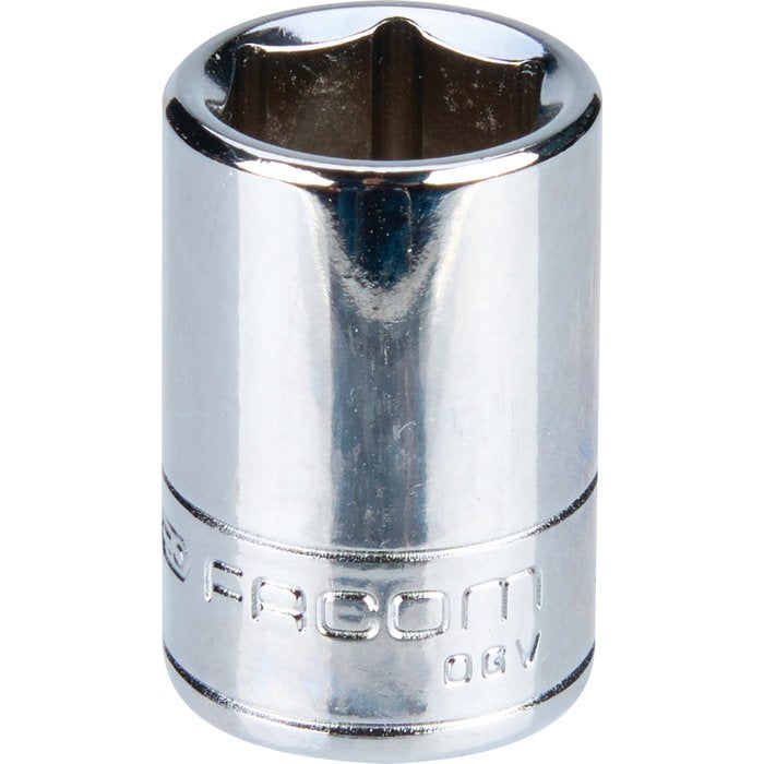 Douille Facom R.10 1/4" - 6 Pans 10mm - Pour Clé à Cliquet - Fabriqué Au Royaume-Uni