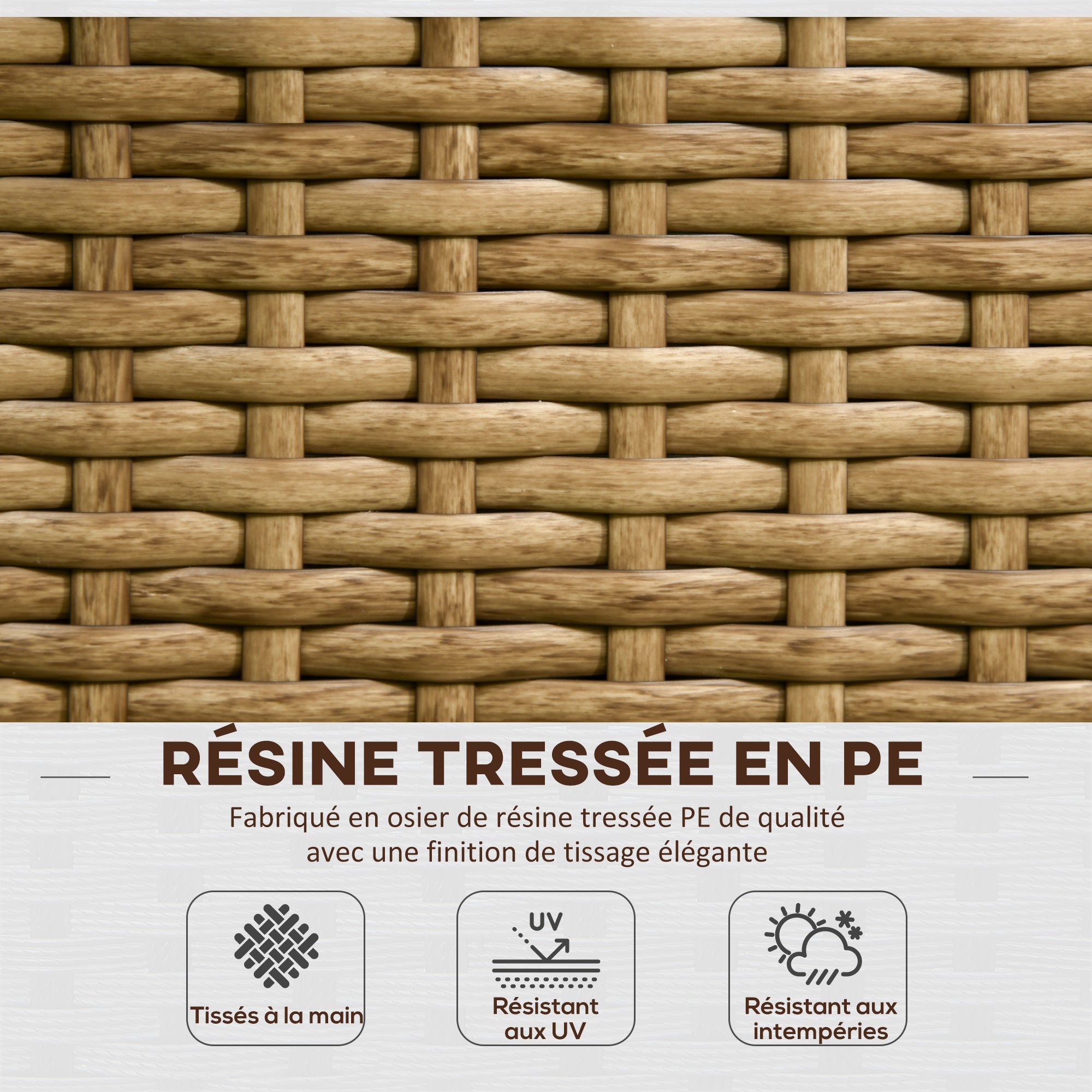 Jardinière avec treillis haut dim. 103L x 29l x 103H cm résine - 6