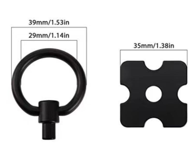 10 Boutons De Meuble Noirs En Alliage De Zinc – Petits Boutons Ronds Pour Tiroirs Et Placards