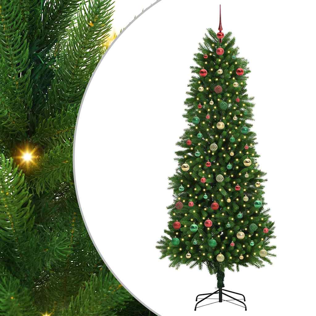 Sapin de Noël avec 300 LED avec support Vert 240 cm PE vidaXL | Leroy ...
