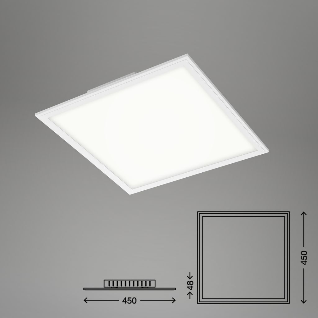 BRILONER - Panel - Piatto - telecommande, controle de la temperature de couleur CCT, Variateur d'intensite - 9