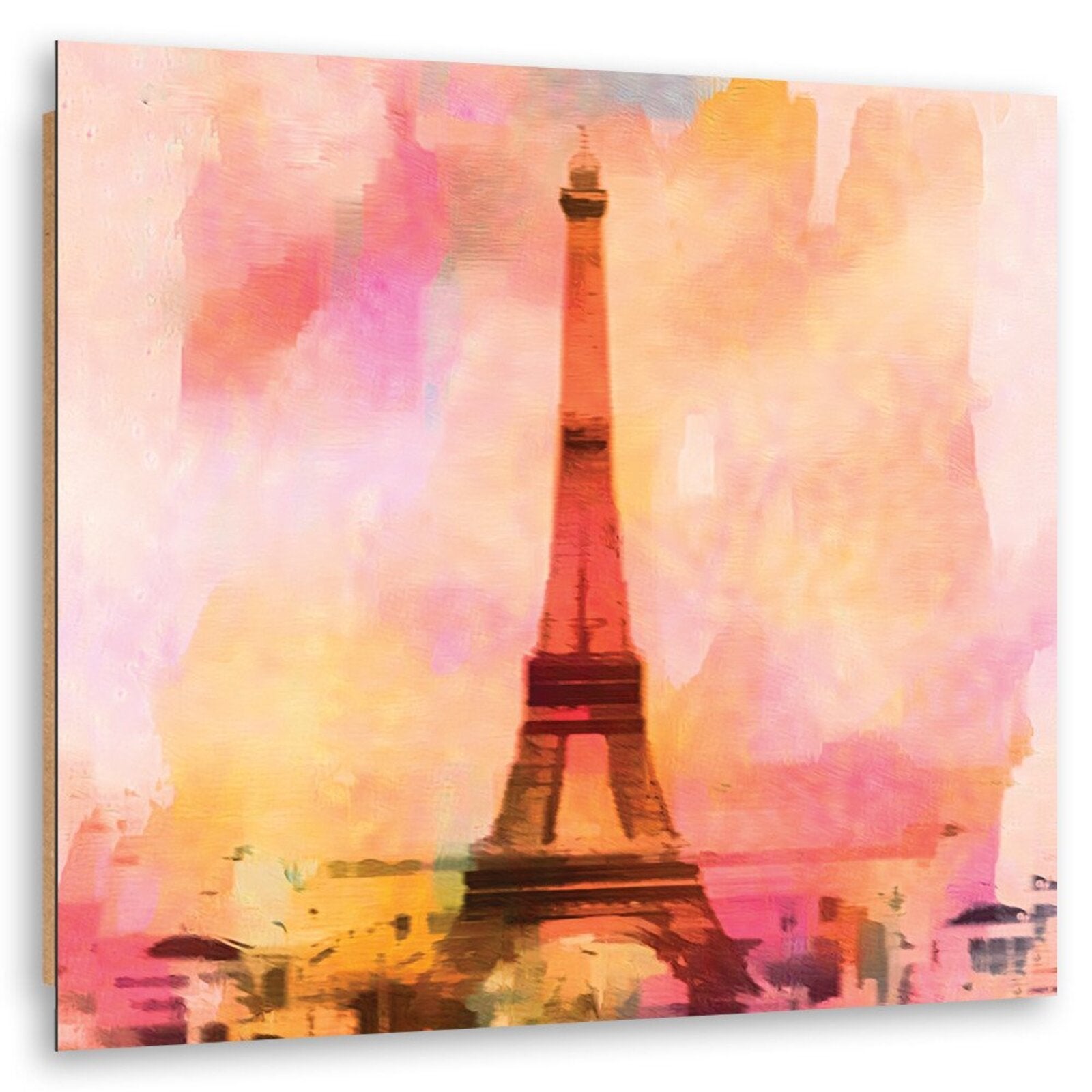 Poster 50x70cm - Femme Et Tour Eiffel - Décoration Murale ARTTOR - Neuf