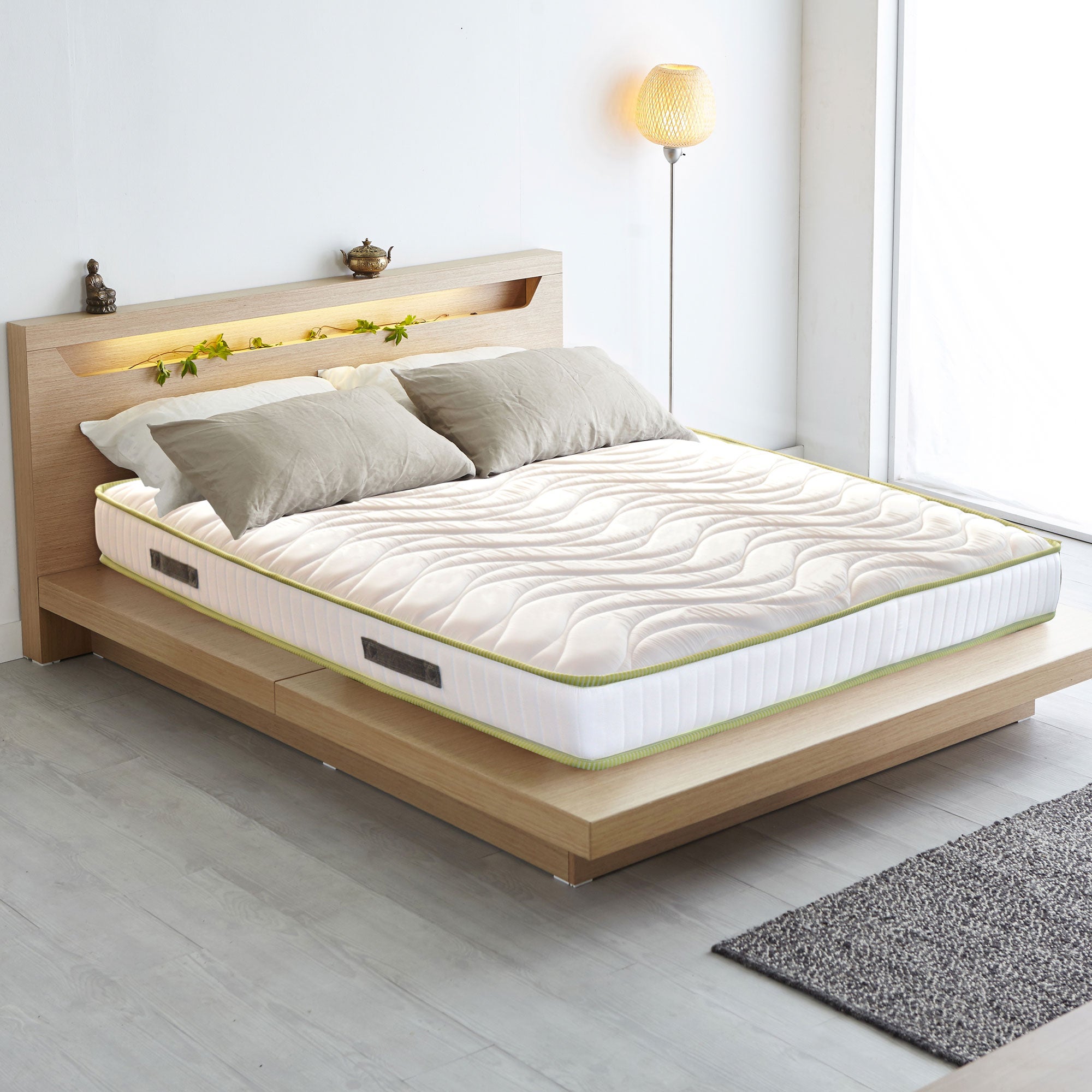 Art H12, Matelas orthopédique en AirPur® en polyuréthane (Waterfoam), avec tissu anti-acariens de haute qualité, pour lit simple 95x195 cm - 3