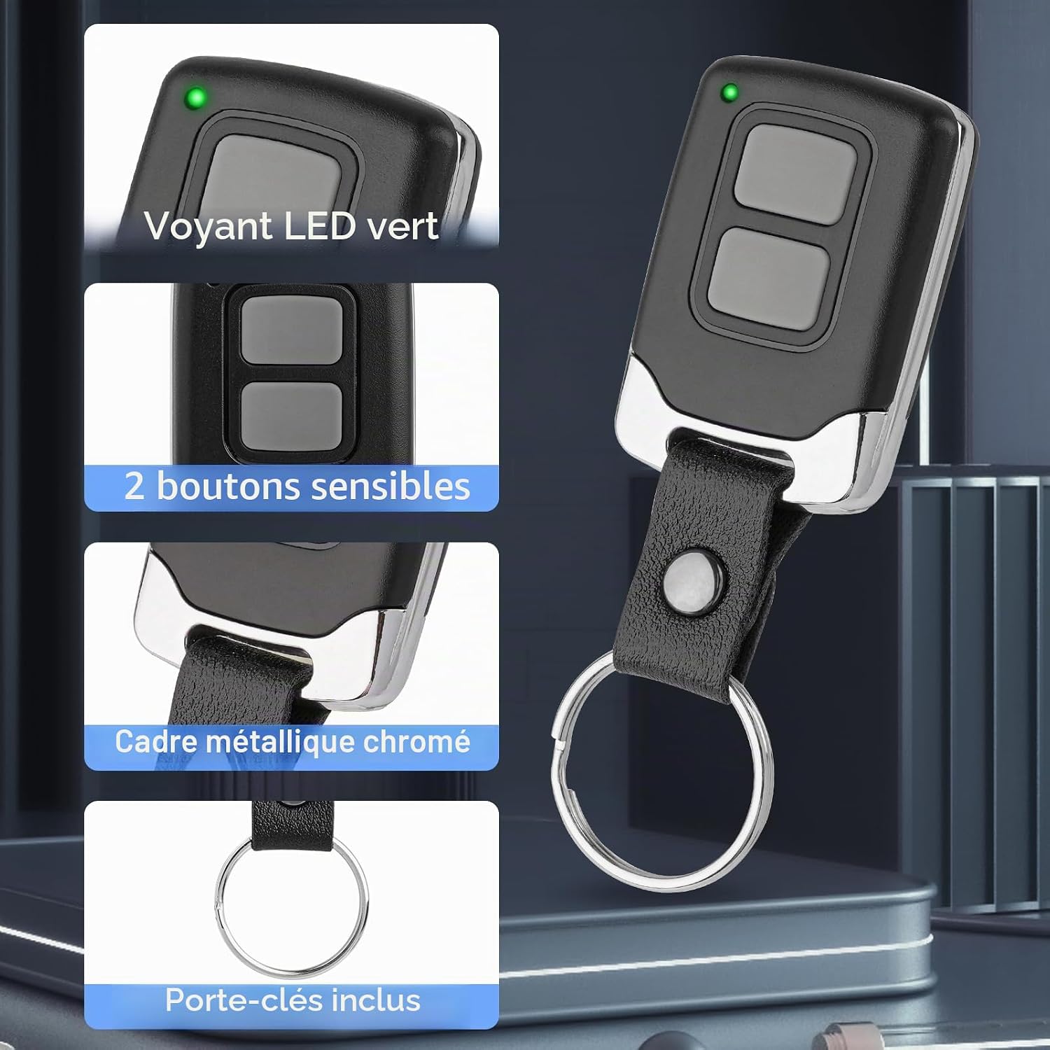 Émetteur Portatif BELIFE Pour Novoferm NOVOPORT 1 & 2 – Remplacement, Neuf