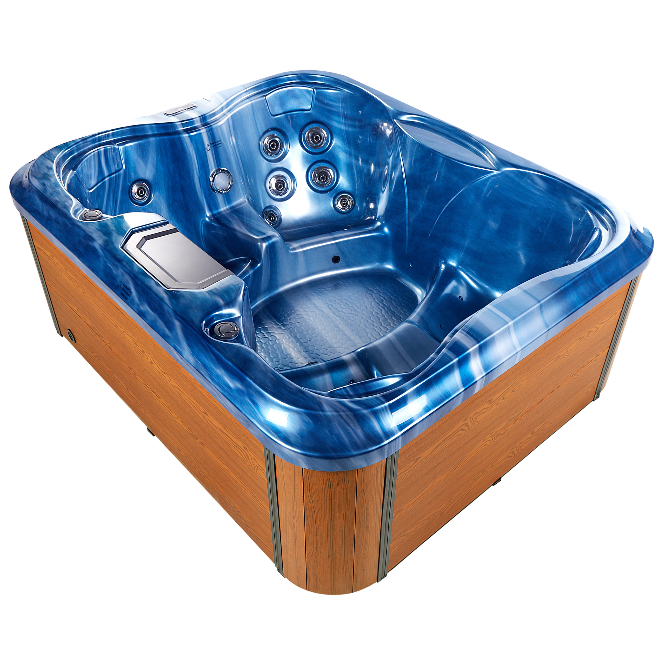 Jacuzzi exterior cu LED ARCELIA Albastru