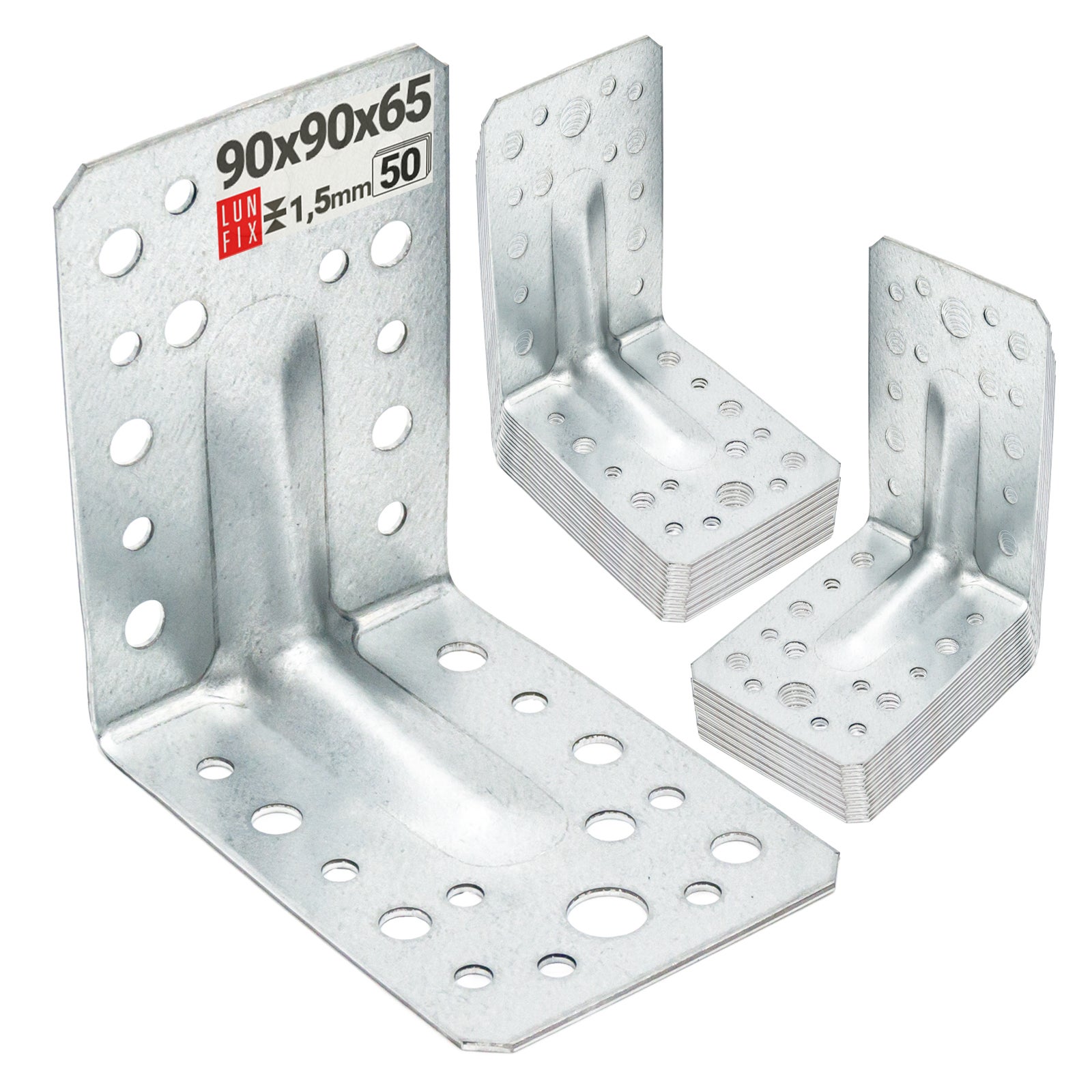 Kątownik montażowy 90x90x65x1,5 50szt.