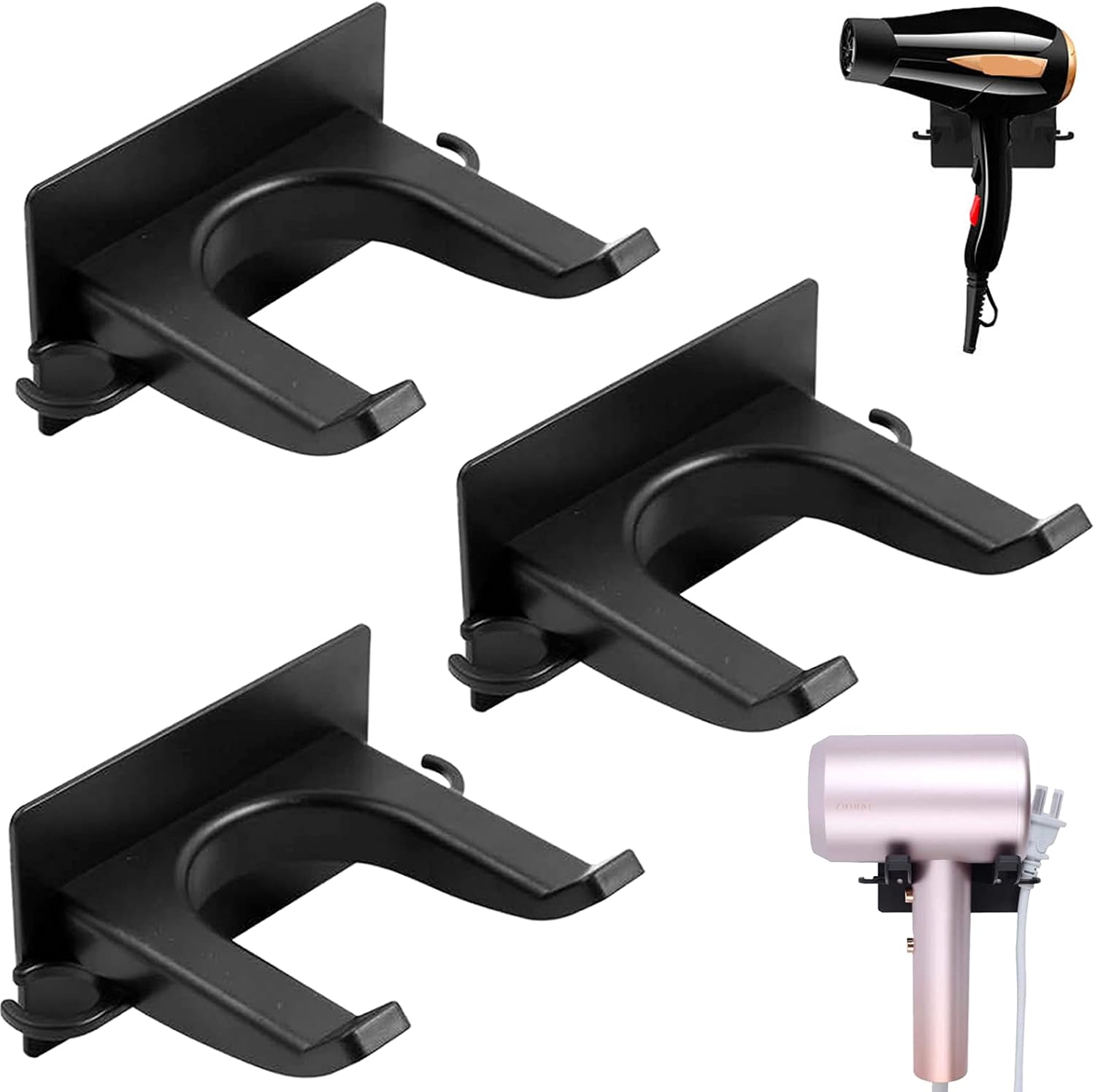 Cleafe - Supporto Porta Phon Asciugacapelli Fissaggio A Parete Muro Moderno Bagno 79806 81134489 Cleafe - Supporto Porta Phon Asciugacapelli Fissaggio A Parete Muro Moderno Bagno 79806 81134489
