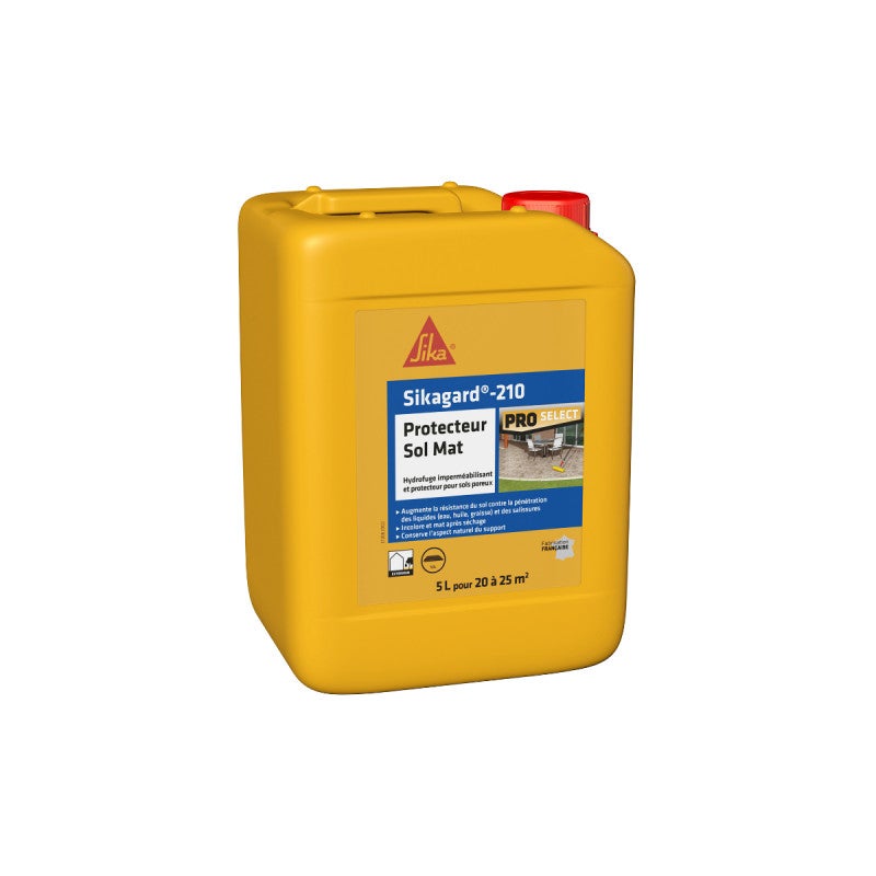 Pack Nettoyage et Protection Sol SIKA - Sikagard-127 Stop 5L - Sikagard-210 Protecteur Sol Mat 5L - 3
