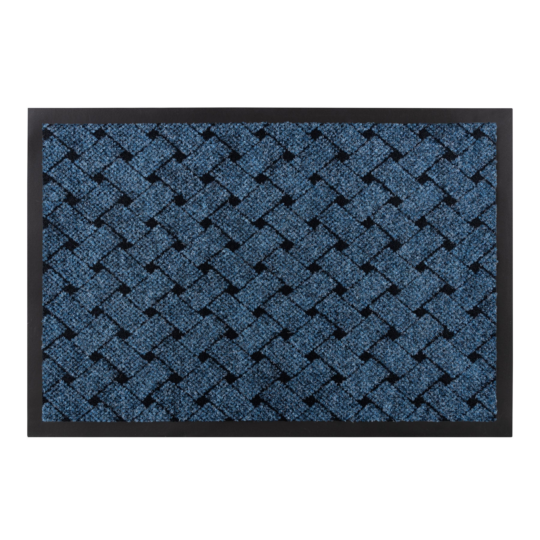 Wycieraczka antypoślizgowa VECTRA 0800 zewnętrzna, wewnętrzna, na gumie - niebieski 40x60 cm
