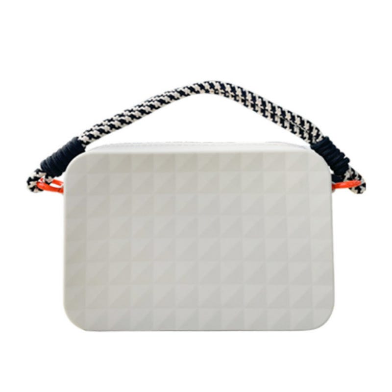 Mumbi Borsa In Vera Pelle Per Sony Xperia Z5 – Con Linguetta Estrattore E Chiusura Velcro – Bianco