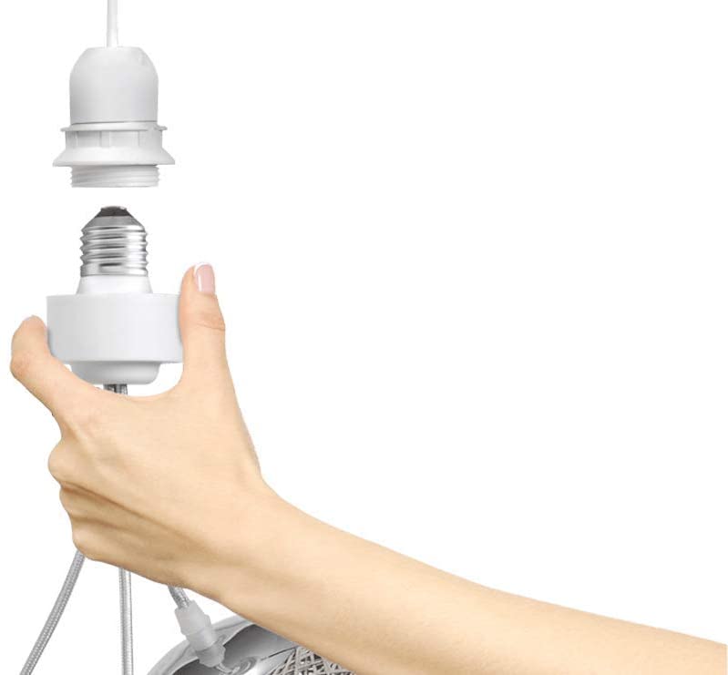 Luminaire Suspension E27 -A Visser Sur Une Douille E27-Télécommande Sans Fil - 3 Boules En Chanvre- Ampoules Led E27 Incluses-Nordic - 4