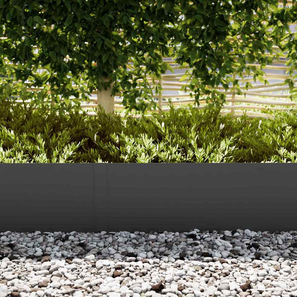 Maison Exclusive - Bordure de Pelouse 10 pcs Noir 100 x 0.05 x 20 cm - 3