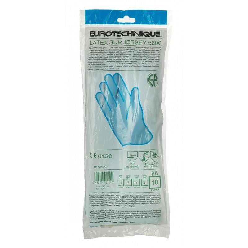 Gants résistance chimique Eurotechnique 5210 (lot de 10) Bleu 9 - 3