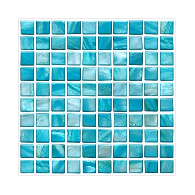 20 adesivos autocolantes para azulejos, ideais para banheiro e cozinha. Impermeáveis e resistentes à umidade. Mede 10 cm x 10 cm.