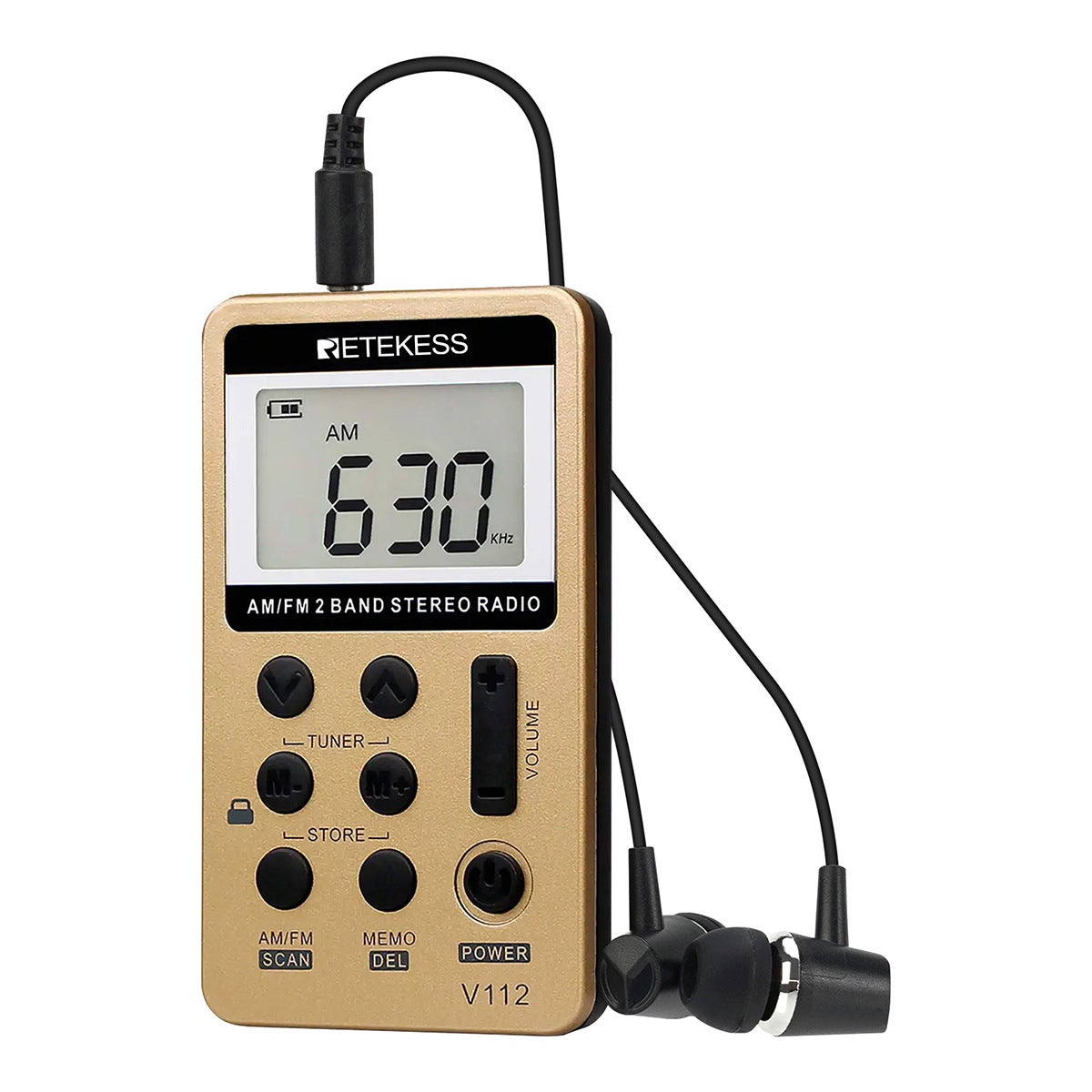 Radio FM Portable Rechargeable - Avec Haut-parleur Et Lecture Par Carte SD/USB - Pour Voyages Et Maison