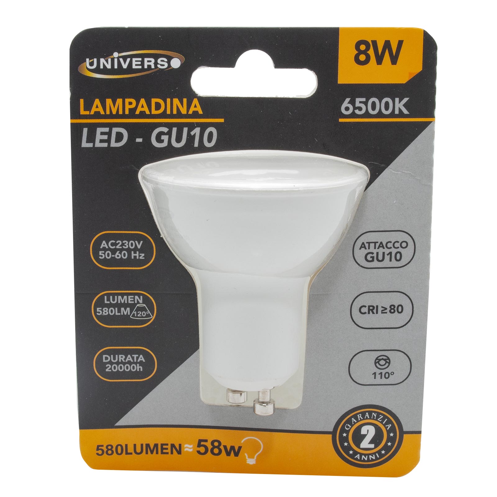 Spot encastré rectangulaire double lampe LED GU10 16W plafonnier 230V COULEUR BLANC LUMIÈRE 6000K - 5