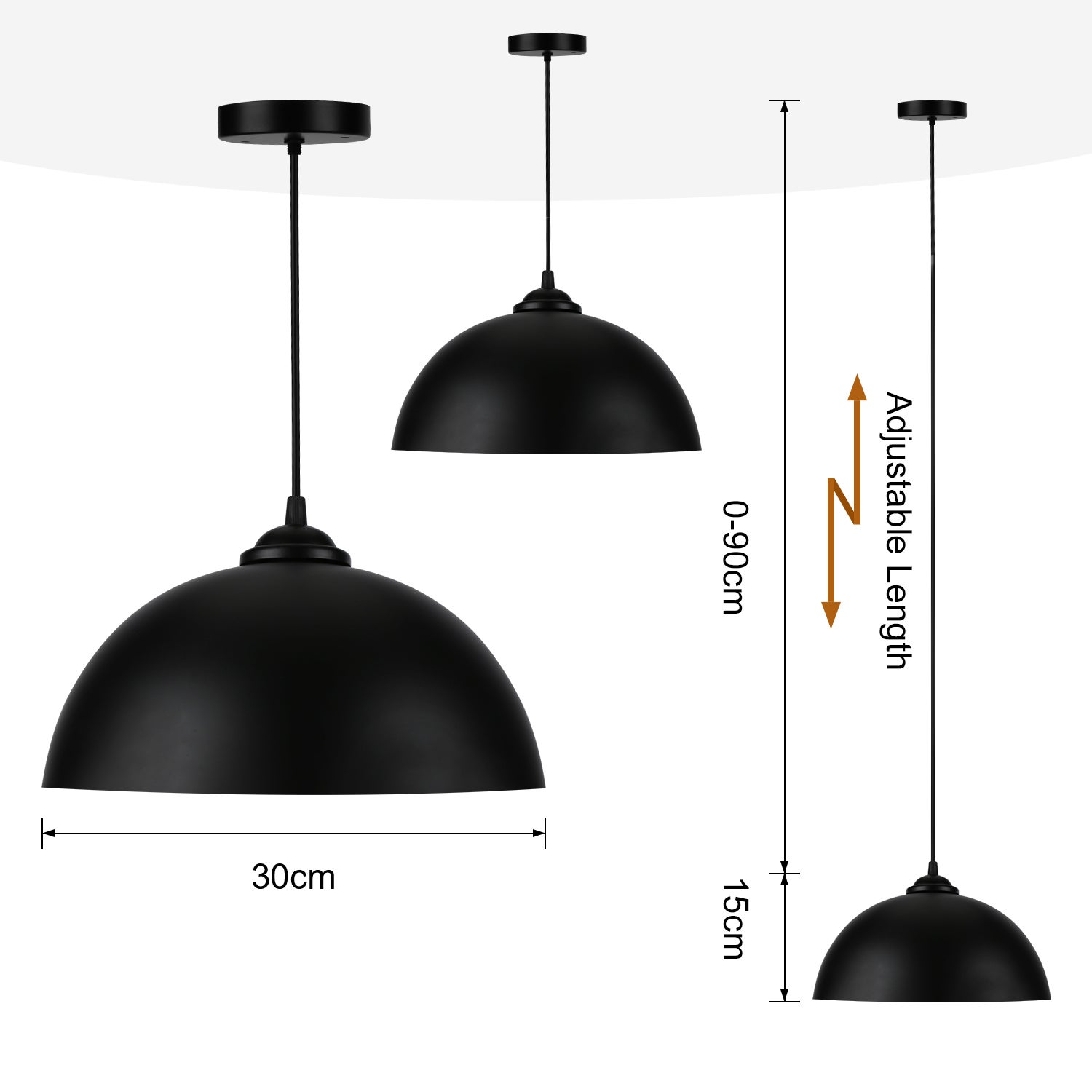 Lampada da soffitto a sospensione con paralume in metallo vintage industriale – acquista a prezzi convenienti sul marketplace